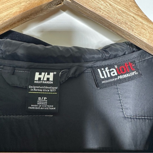 Helly Hansen Men's LIFALOFT™ Hooded Insulator Jacket in Charcoal Camo Size Small - Picture 12 of 15